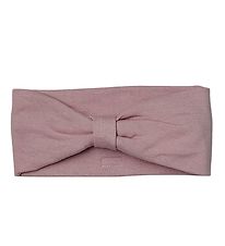 Racing Kids Headband w. Bow - 2-layer - Dusty Rose