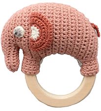 Sebra Rattle - Fanto - Crochet - Blossom Pink