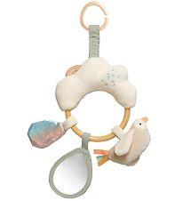 Sebra Activity Ring ring w. Clip Toy - Cloud - Bird Bliss