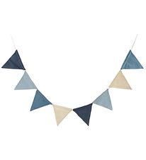 Sebra Bunting Banner - Double-Sided - Powder Blue
