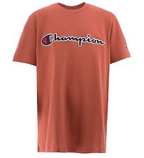 Champion Fashion Stuttermabolur - Appelsína M. Lógó