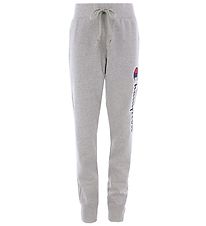 Champion Fashion Sweatpants - Rib Cuff - Grey w. Logo