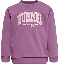 Hummel Sweat-shirt - HmlFast Citron - Argyle Purple