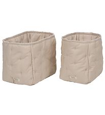 MarMar Diaper storage Fabric box - 25x17/20x15 cm - Grey Sand