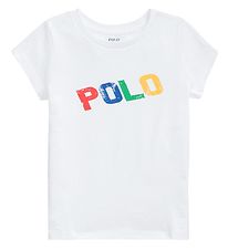 Polo Ralph Lauren T-paita - Vrikauppa - Valkoinen Tulosta
