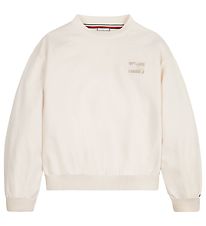 Tommy Hilfiger Sweat-shirt - Natural Script de teinture - Ancien