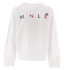 Moncler Sweatshirt - White w. Print