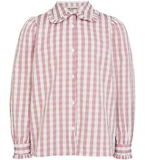 Petit Town Sofie Schnoor Shirt - Dark Rose w. Checs