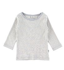 Mads Nrgaard Blouse - Tobinino - Off White/Grijs Gevlekt