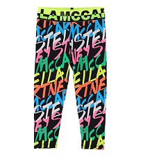 Stella McCartney Kids Badeleggings - UV50+ - Svart/Flerfrgad