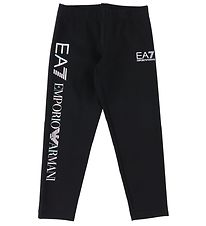 EA7 Leggings - 3/4 - Black w. Pastel