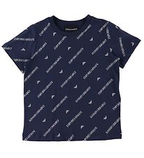 Emporio Armani T-Shirt - Navy w. Print