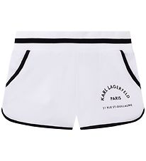 Karl Lagerfeld Shorts - Quatre - Blanc/Noir