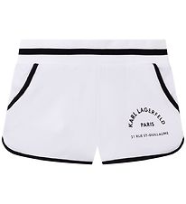 Karl Lagerfeld Shorts - vier - Wit/Zwart