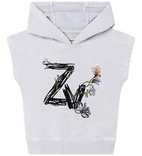 Zadig & Voltaire Hoodie - Light Blue w. Embroidery