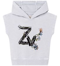 Zadig & Voltaire Hettupeysa - Ljósblátt M. Útsaumur