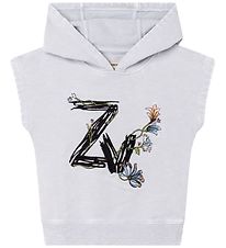 Zadig & Voltaire Hoodie - Ljusbl m. Broderi