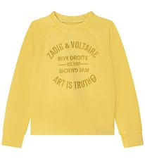 Zadig & Voltaire Sweatshirt - Klimop - Zon m. Goud
