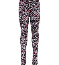 Hummel Tights - HmlLeo - Black Iris/Multi