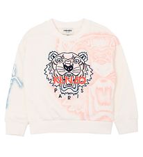 Kenzo Sweatshirt - Off White w. Tiger