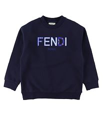 Fendi Sweat-shirt - Marine av. Texte