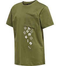 Hummel Stuttermabolur - hmlMarcel - Capulet Olive