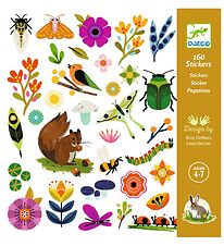 Djeco Stickers - 160 st. - Garten