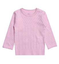 Noa Noa miniature Bluse - Doria - Orchid m. Lochmuster