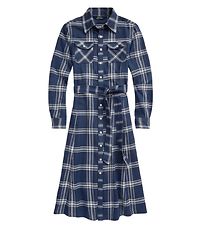 Polo Ralph Lauren Blau Kariert - Denim Shop - Blusenkleid