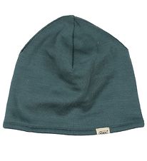 Voksi Beanie - Wool - 2-layer - Reversible - Sea Green/Melange S