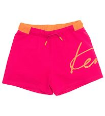 Kenzo Shorts en Molleton - dition exclusive - Fuschia av. Orang