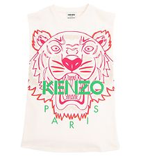 Kenzo Kleid - Exclusive Edition - Off White m. Tiger