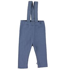 Smallstuff Leggings m. Hängslen - Denim