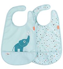 Done By Deer Bib - 2-Pack - Elphee - Blue