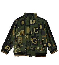 Dolce & Gabbana Cardigan - Reborn To Live - Armygrün m. Print