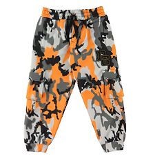 Dolce & Gabbana Byxor - Reborn To Live - Orange/Gr Camouflage