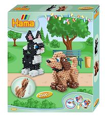 Hama Midi Bead Set - 3D - 2500 pcs - Dog And Cat