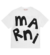 Marni T-Shirt - Wit m. Zwart