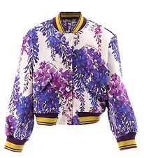 Dolce & Gabbana Gilet - Renaissance - Blanc/Violet av. Fleurs