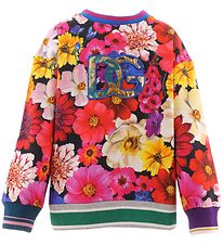 Dolce & Gabbana Sweatshirt - Renaissance - Multicolour w. Flower