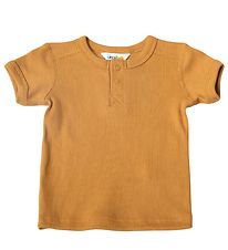 Joha T-shirt - Rib - Mustard