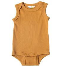 Joha Bodysuit Sleeveless - Rib - Mustard