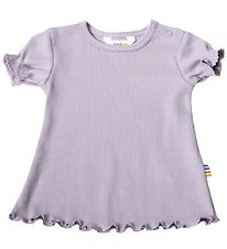 Joha T-Shirt - Rib - Violet pastel av. Dentelle