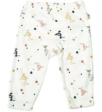 Joha Leggings - Bambus - Weiß m. Pelikane