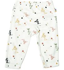 Joha Leggings - Bamboo - White w. Pelicans