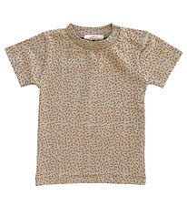 Gro T-Shirt - Norr - Light Grey Green m. Bloemen