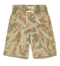 Finger In The Nose Sweat Shorts - Dunk - Khaki Tie & Dye