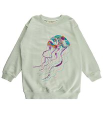 Soft Gallery Sweat-shirt - SGGarly Jellyfish - Pale Aqua