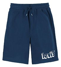 Levis Sweat Shorts - Estate Blue w. Print