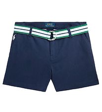 Polo Ralph Lauren Shorts - Classic - Navy w. Belt